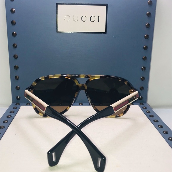 Aviator Acetate Gg0463s-005 Sunglasses - Picture 10 of 10